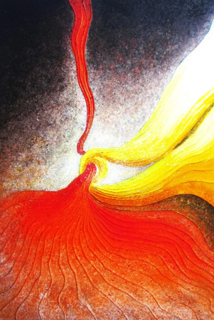 0917-01  Legami.  (acrilico su tela mis. cm. 60x90)